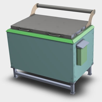 Strip Tank 2 - Steel Heated 4 Wheel Tank