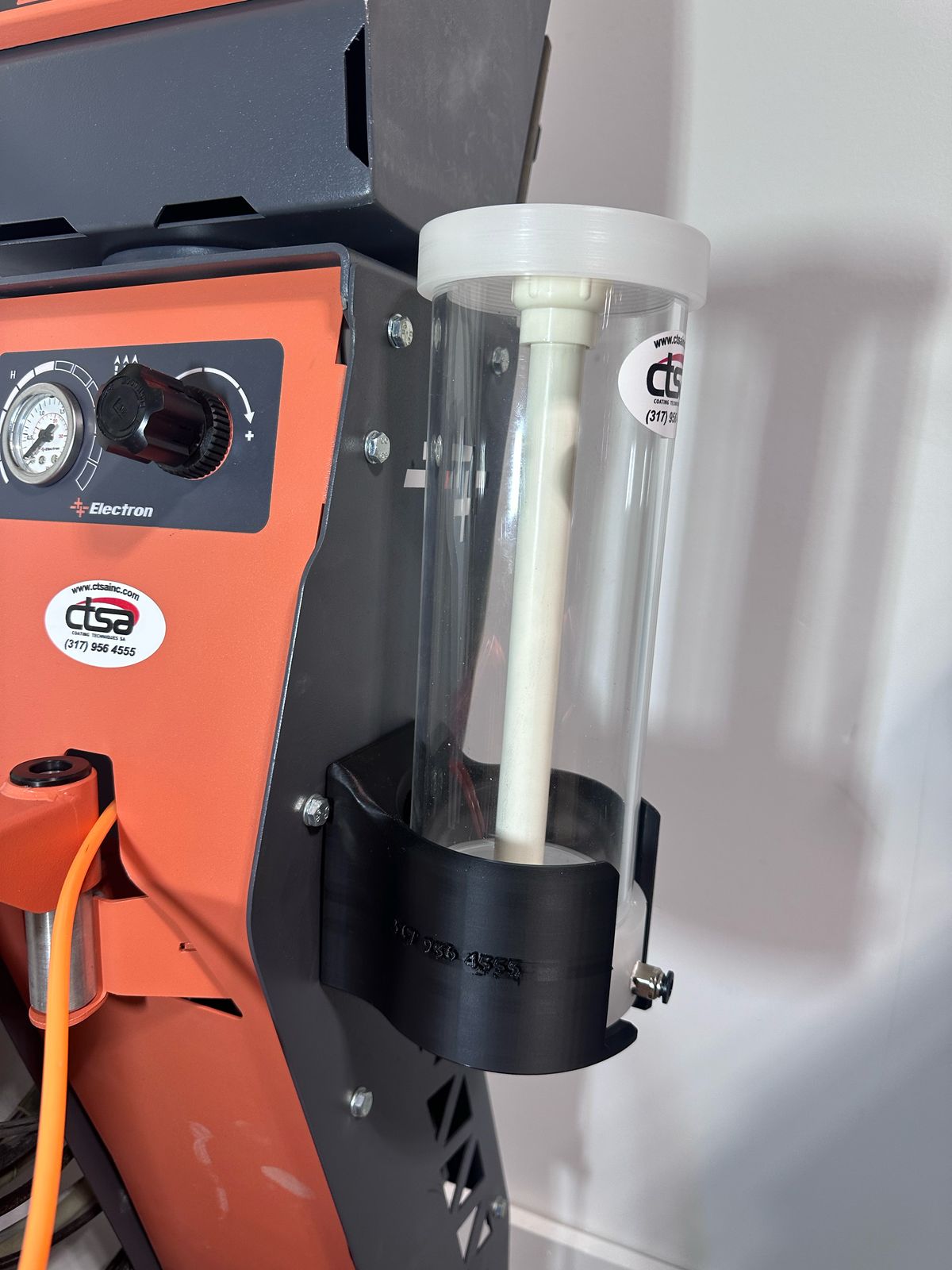 Hopper Side Stand Holder.(Bolt on) Large Base 108/112mm Base