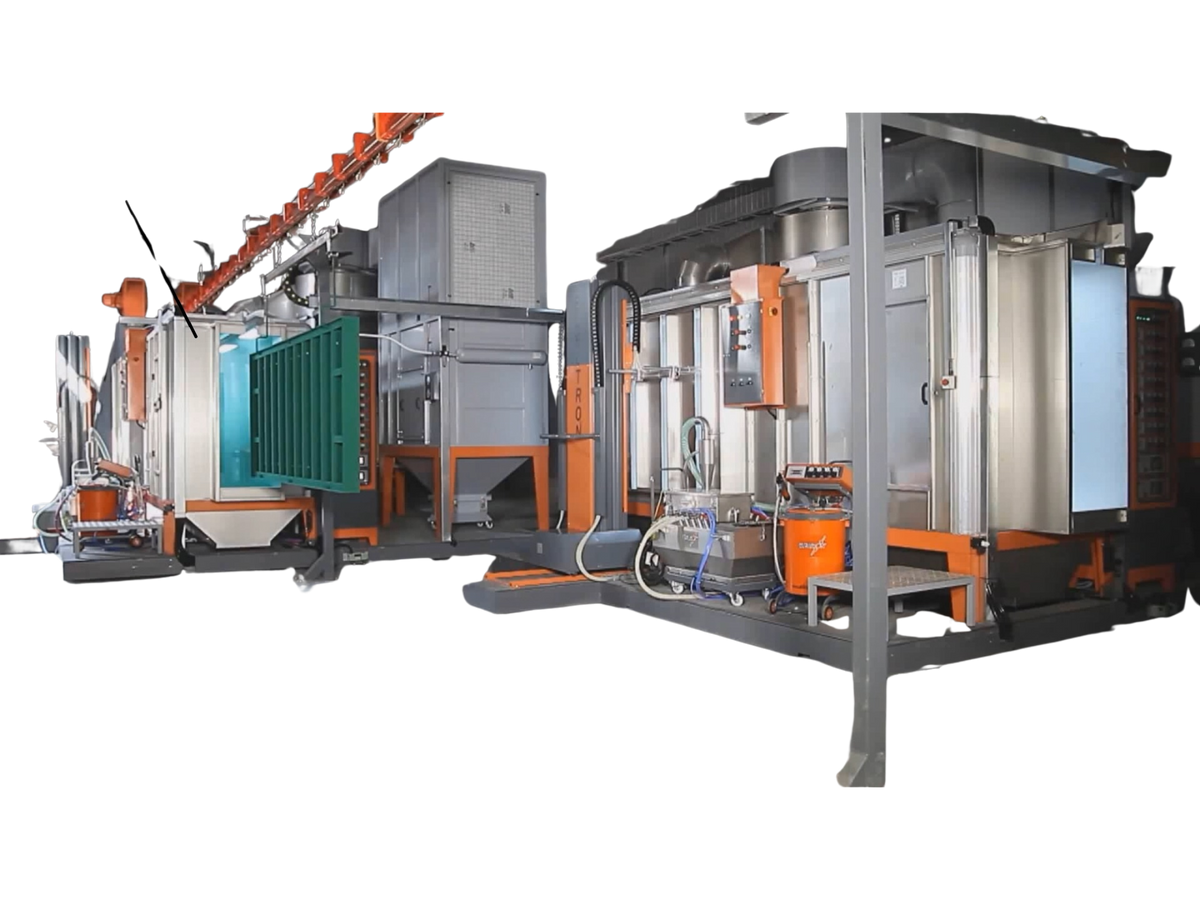 Powder Coating Conveyor Rack Industrial Powder Coating Conveyor Systems | CTSA Inc. – CTSAINC